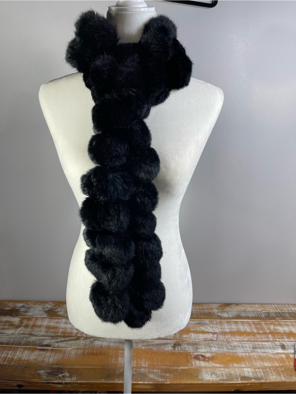 Cajon Real Rabbit Fur Wrap/Scarf